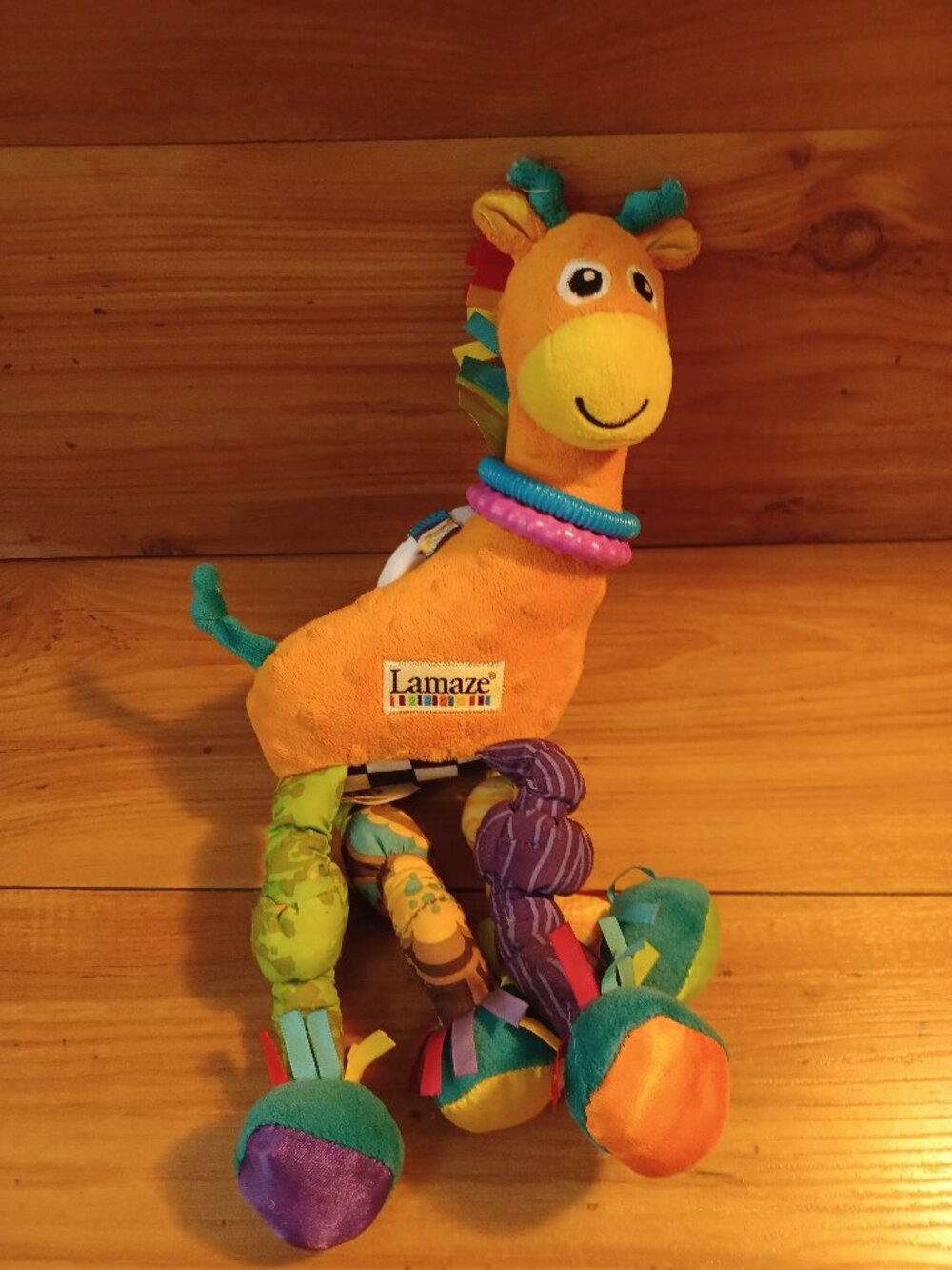 Tomy Lamaze Giraffe 12" Plush Stuffed Infant / Boy Toy